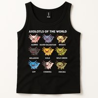 Axolotl-  Axolotl Of World  Tank Top