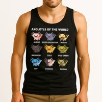 Axolotl-  Axolotl Of World  Tank Top