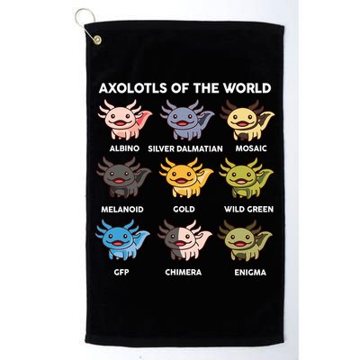 Axolotl-  Axolotl Of World  Golf Towel
