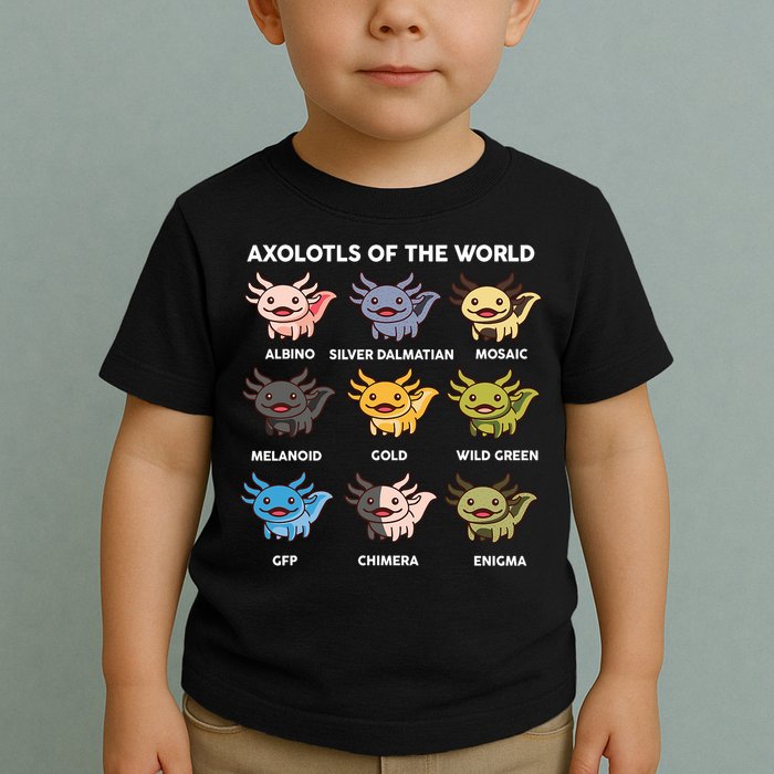Axolotl-  Axolotl Of World  Toddler T-Shirt