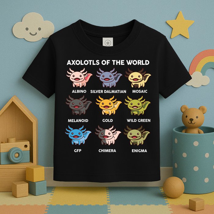 Axolotl-  Axolotl Of World  Toddler T-Shirt
