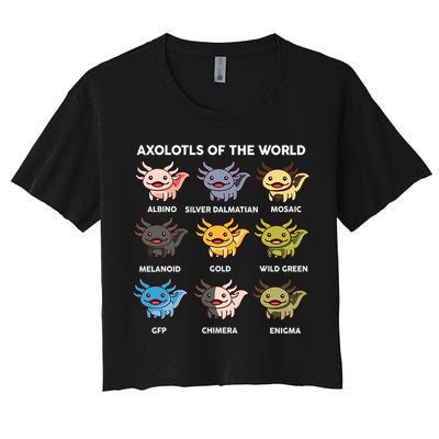 Axolotl-  Axolotl Of World  Crop Top