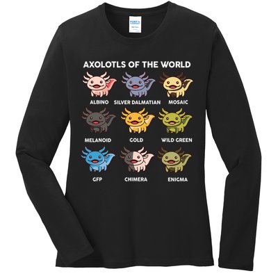 Axolotl-  Axolotl Of World  Ladies Long Sleeve Shirt