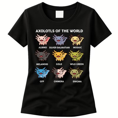 Axolotl-  Axolotl Of World  Womens T-Shirt