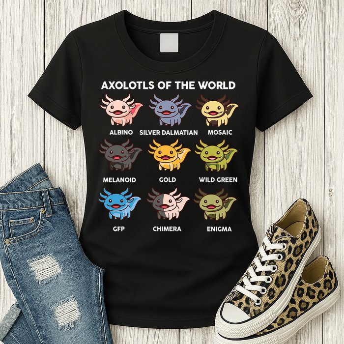 Axolotl-  Axolotl Of World  Womens T-Shirt