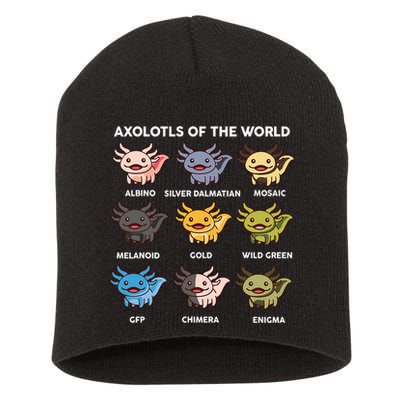 Axolotl-  Axolotl Of World  Short Acrylic Beanie