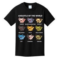 Axolotl-  Axolotl Of World  Kids T-Shirt