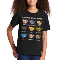 Axolotl-  Axolotl Of World  Kids T-Shirt