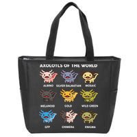 Axolotl-  Axolotl Of World  Zip Tote Bag