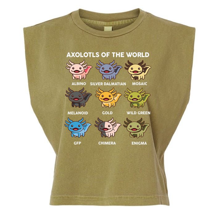 Axolotl-  Axolotl Of World  Garment-Dyed Women's Muscle Tee