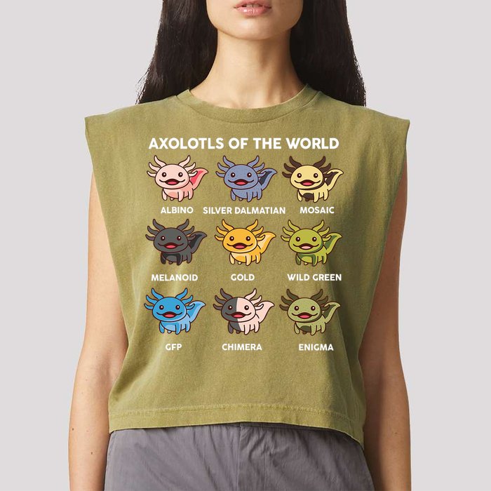 Axolotl-  Axolotl Of World  Garment-Dyed Women's Muscle Tee