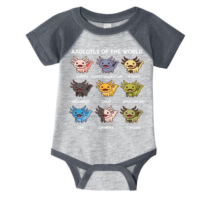 Axolotl-  Axolotl Of World  Infant Baby Jersey Bodysuit