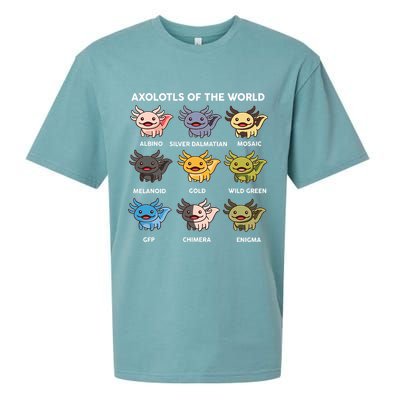 Axolotl-  Axolotl Of World  Sueded Cloud Jersey T-Shirt