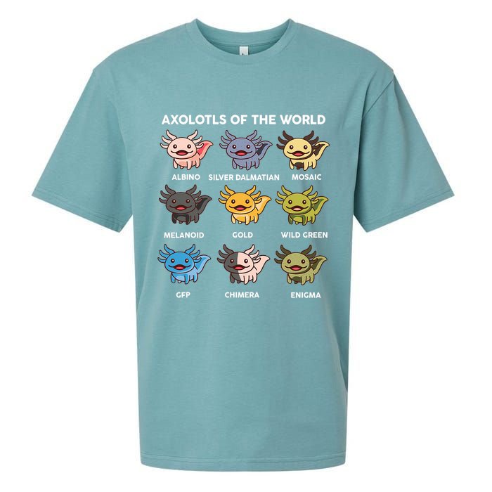 Axolotl-  Axolotl Of World  Sueded Cloud Jersey T-Shirt