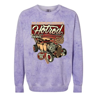 AN AMERICAN ORIGINAL HOTROD Colorblast Crewneck Sweatshirt