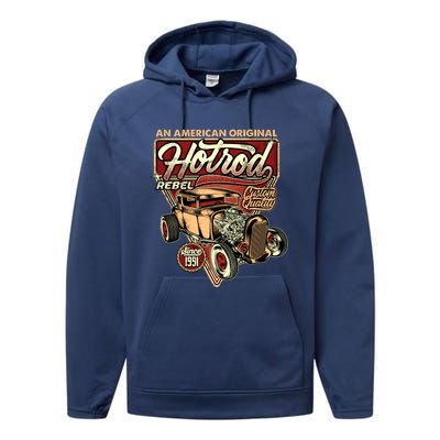 AN AMERICAN ORIGINAL HOTROD Performance Fleece Hoodie