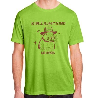 Actually All Of My Systems Are Nervous Adult ChromaSoft Performance T-Shirt