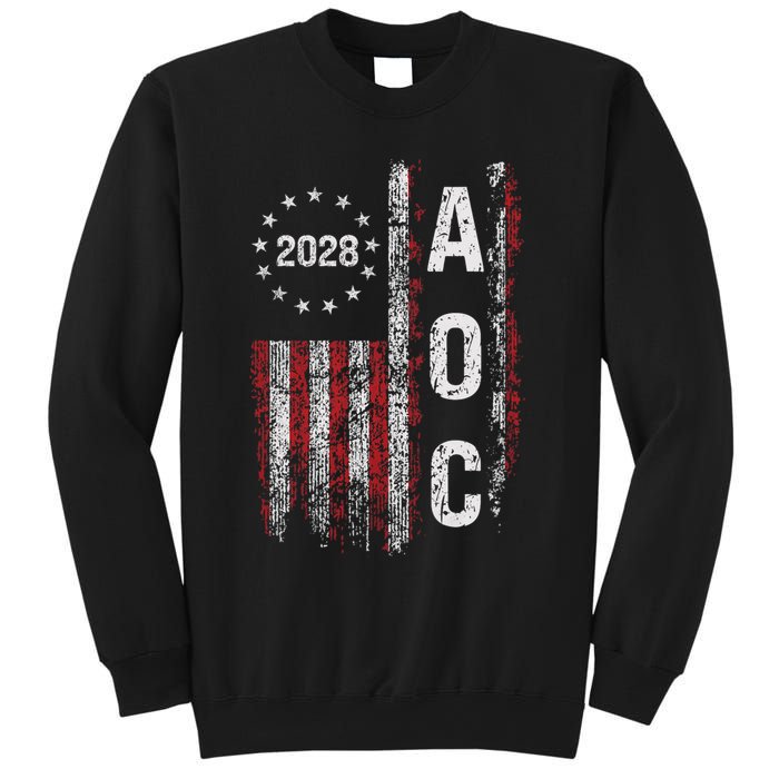 AOC Alexandria Ocasio Cortez 2028 For President Election Sweatshirt