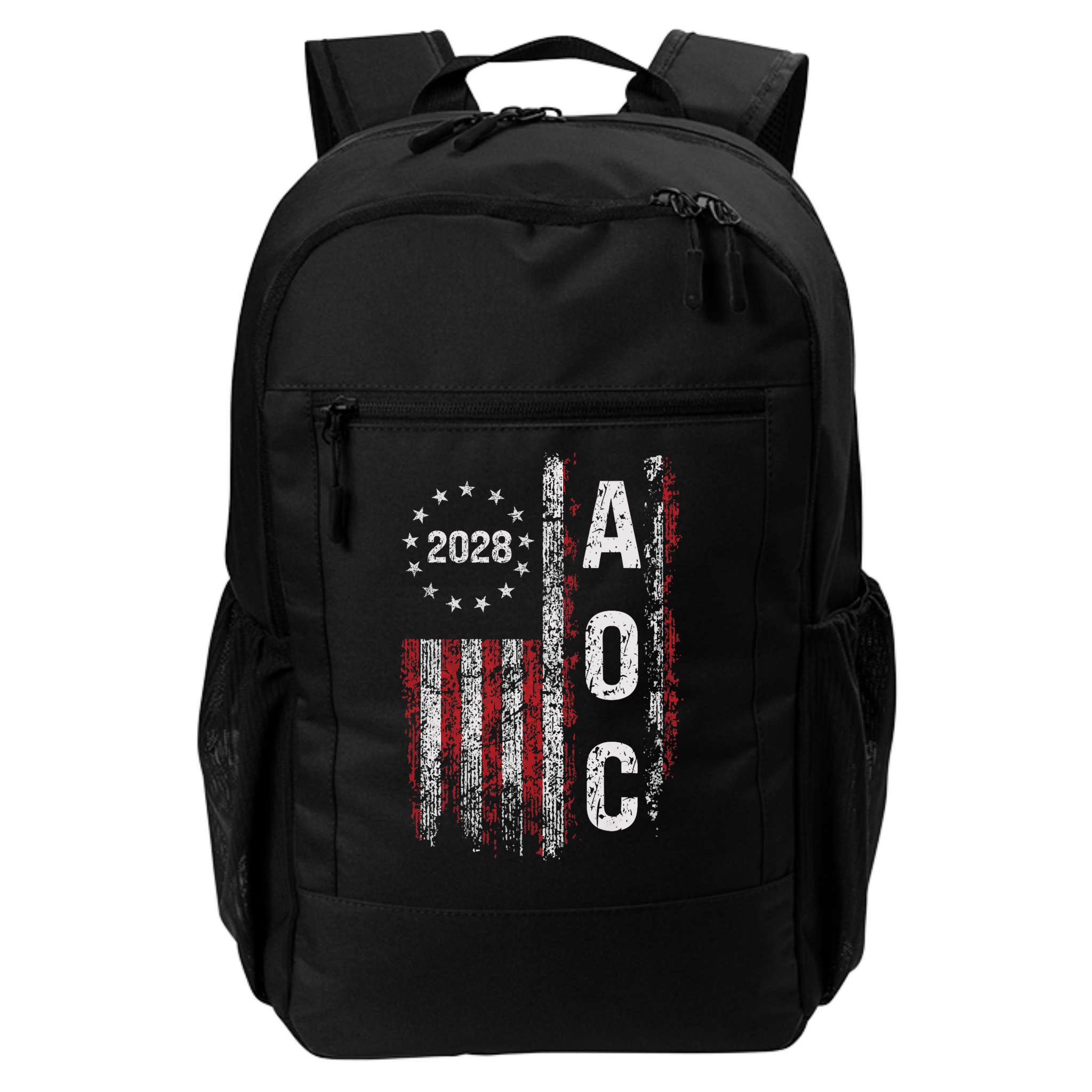AOC Alexandria Ocasio Cortez 2028 For President Election Backpack