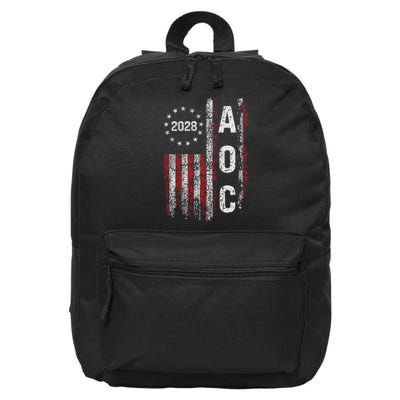 AOC Alexandria Ocasio Cortez 2028 For President Election 16 in Basic Backpack