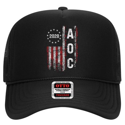AOC Alexandria Ocasio Cortez 2028 For President Election Trucker Hat