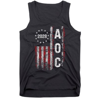 AOC Alexandria Ocasio Cortez 2028 For President Election Tank Top