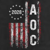 AOC Alexandria Ocasio Cortez 2028 For President Election Golf Towel