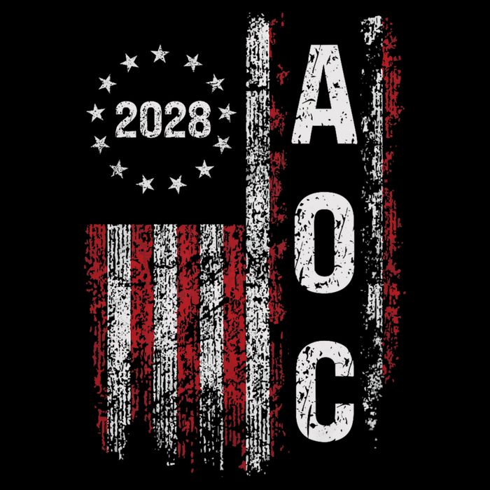 AOC Alexandria Ocasio Cortez 2028 For President Election Toddler T-Shirt