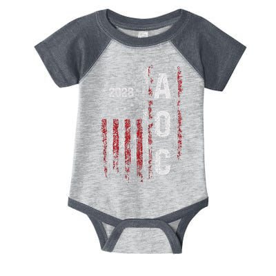 AOC Alexandria Ocasio Cortez 2028 For President Election Infant Baby Jersey Bodysuit
