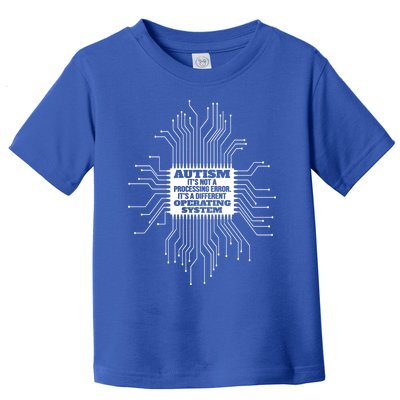 Autism Awareness Operating System Autistic Support Gift Toddler T-Shirt