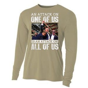 An Attack On One Of Us Is An Attack On All Of Us Flag Cooling Performance Long Sleeve Crew