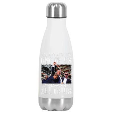 An Attack On One Of Us Is An Attack On All Of Us Flag Stainless Steel Insulated Water Bottle