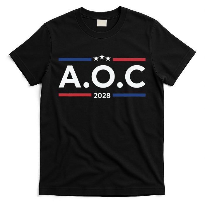 AOC Alexandria Ocasio Cortez 2028 For President Election  T-Shirt