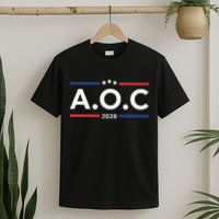 AOC Alexandria Ocasio Cortez 2028 For President Election  T-Shirt