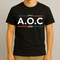 AOC Alexandria Ocasio Cortez 2028 For President Election  T-Shirt