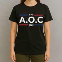 AOC Alexandria Ocasio Cortez 2028 For President Election  T-Shirt