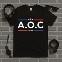 AOC Alexandria Ocasio Cortez 2028 For President Election  T-Shirt