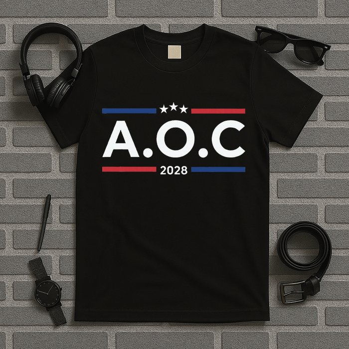 AOC Alexandria Ocasio Cortez 2028 For President Election  T-Shirt