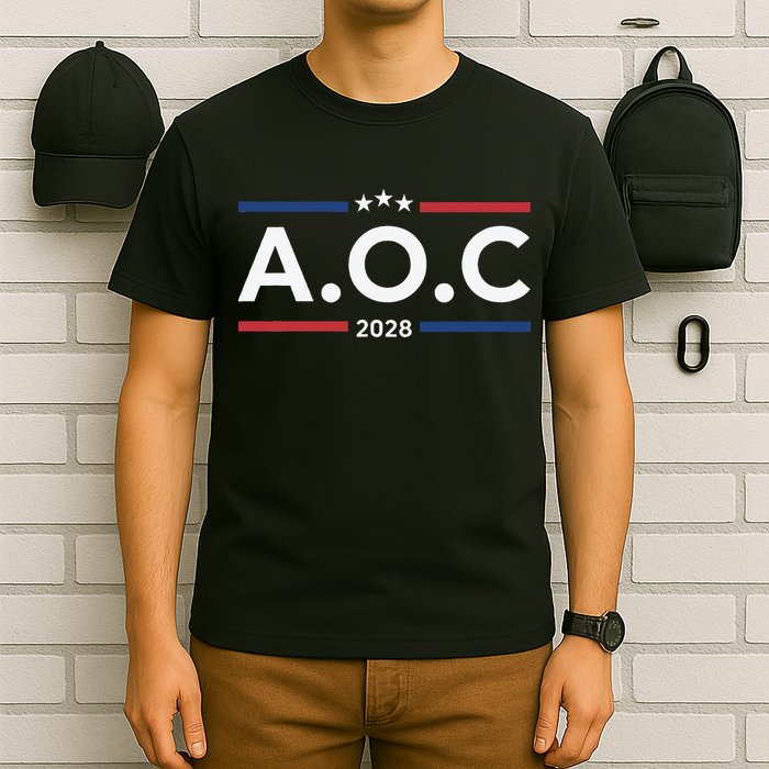 AOC Alexandria Ocasio Cortez 2028 For President Election  T-Shirt