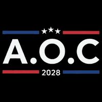 AOC Alexandria Ocasio Cortez 2028 For President Election  T-Shirt