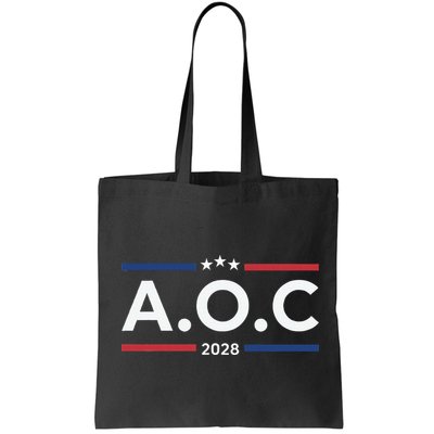 AOC Alexandria Ocasio Cortez 2028 For President Election  Bag