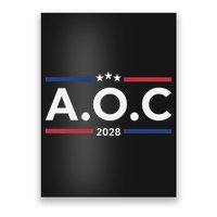 AOC Alexandria Ocasio Cortez 2028 For President Election  Poster