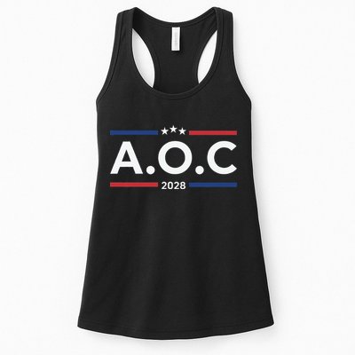 AOC Alexandria Ocasio Cortez 2028 For President Election  Womens Tank Top