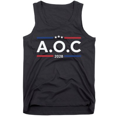 AOC Alexandria Ocasio Cortez 2028 For President Election  Tank Top