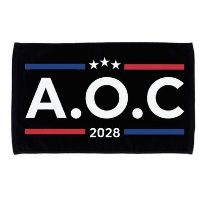 AOC Alexandria Ocasio Cortez 2028 For President Election  Microfiber Hand Towel