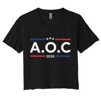 AOC Alexandria Ocasio Cortez 2028 For President Election  Crop Top
