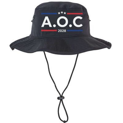 AOC Alexandria Ocasio Cortez 2028 For President Election Legacy Cool Fit Booney Bucket Hat