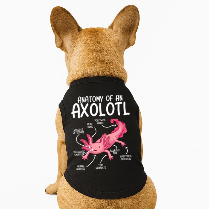 Axolotl Anatomy Of Axolotl Science Pet Axolotl Lover Doggie Tank