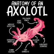 Axolotl Anatomy Of Axolotl Science Pet Axolotl Lover Sweatshirt