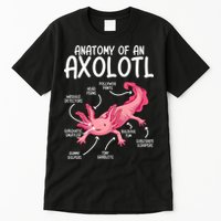 Axolotl Anatomy Of Axolotl Science Pet Axolotl Lover Tall T-Shirt